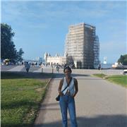 Positiva animada y divertida voy a dar clases de español